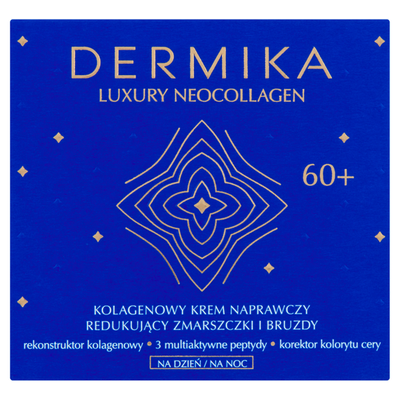 Dermika Luxury Neocollagen Kollagen-Reparaturcreme 60+ für Tag und Nacht 50 ml