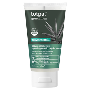 tołpa Green Men Reinigendes Gesichtswaschgel mit Peeling 150 ml