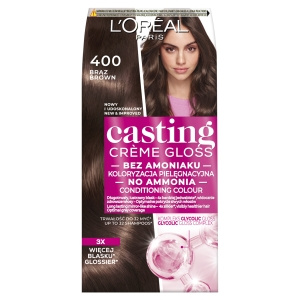 L'Oreal Paris Casting Creme Gloss Farba do włosów 400 brąz