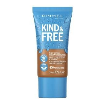 RIMMEL KIND&FREE Wegański podkład nawilżający 400 NATURAL BEIGE