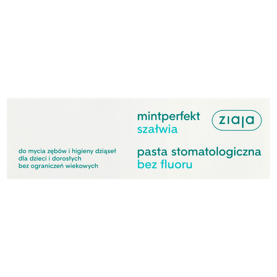 Ziaja Mintperfekt Szałwia Pasta stomatologiczna bez fluoru 75 ml