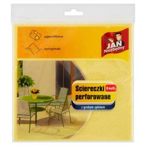 Jan Niezbędny Ściereczki perforowane z grubym splotem 3 sztuki