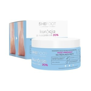 SheFoot Urea Treatment Regenerierende und beruhigende Vitaminsalbe – Vorbereitung für rissige Fersen 80 g