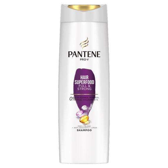 Pantene Pro-V Superfood Shampoo, für schwaches, dünnes Haar, 400 ml