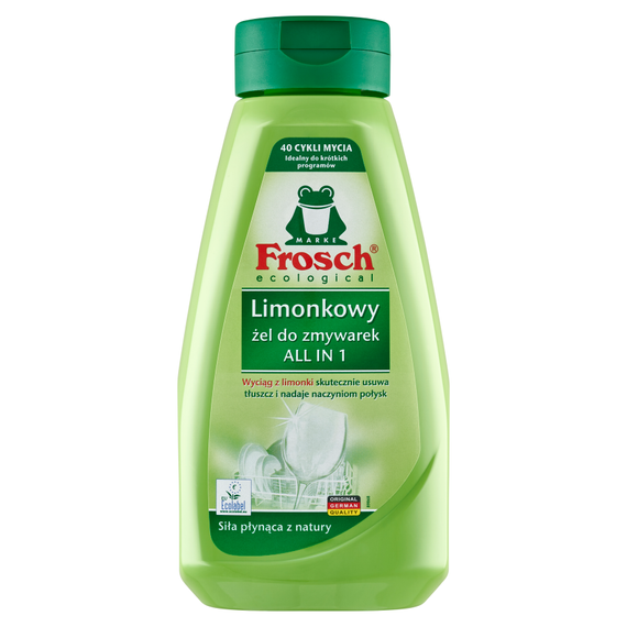 Frosch ecological All in 1 Żel do zmywarek limonkowy 650 ml