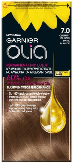 Garnier Olia Hair Color 7.0 Dark Blonde