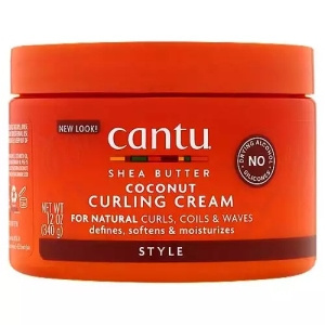 Cantu Coconut Curling Cream Shea Butter Stylingcreme für Locken 340g