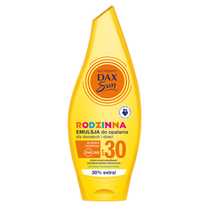 DAX SUN RODZINNA Emulsja do opalania dla dorosłych i dzieci SPF 30, 175 ml