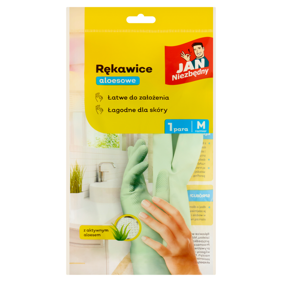 Jan Niezbędny Aloe-Handschuhe, Größe M