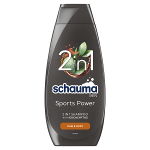 Schauma Men Sports Power Stärkendes Haar- und Körpershampoo für Männer 400 ml