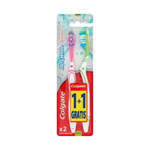 Colgate Max White Szczoteczka do zębów średnia MEDIUM 2 sztuki