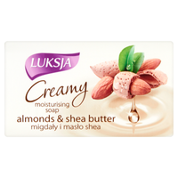 Luksja Creamy & Soft Creamy nourishing soap almonds and shea butter 90 g