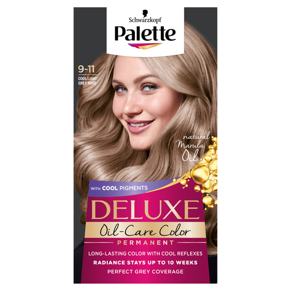 Palette Deluxe Oil-Care Color Farba do włosów 9-11 chłodny lekki różany blond