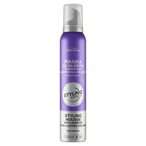 Joanna Styling Effect Sehr starker Haarschaum mit Keratin 150 ml