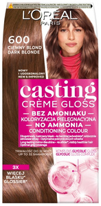 L'Oréal Paris Casting Crème Gloss 600 Dunkelblond | Ammoniakfreie, pflegende Tönung