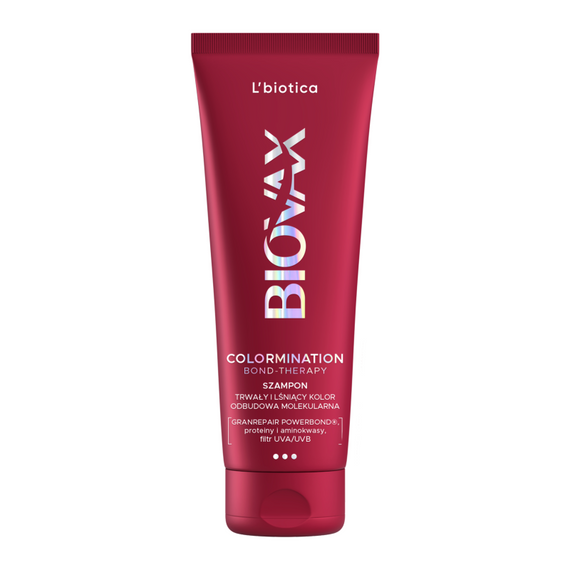 L'biotica Biovax Colormination Bond-Therapy Regenerating Shampoo for Long-Lasting Color 200 ml