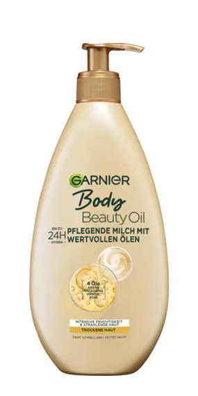 Garnier Body Oil Beauty Mleczko do Ciała z Olejkiem do Skóry Suchej 400 ml