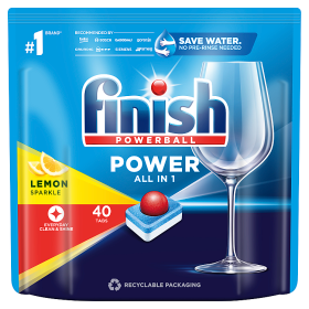Finish Power Lemon Spülmaschinentabs 640 g (40 Stück)