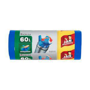 Jan Niezbędny Easy Pack Worki na śmieci zawiązywane 60 l 20 sztuki