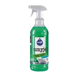 MILL clean UMYJE – płyn do mycia szyb, luster, glazury – konwalia 1,22 l