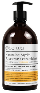 BARWA Mydło potasowe – Odżywcze, hipoalergiczne dla wrażliwej skóry 480 ml