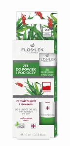 Żel do powiek i pod oczy ze świetlikiem i aloesem 15 ml - Floslek