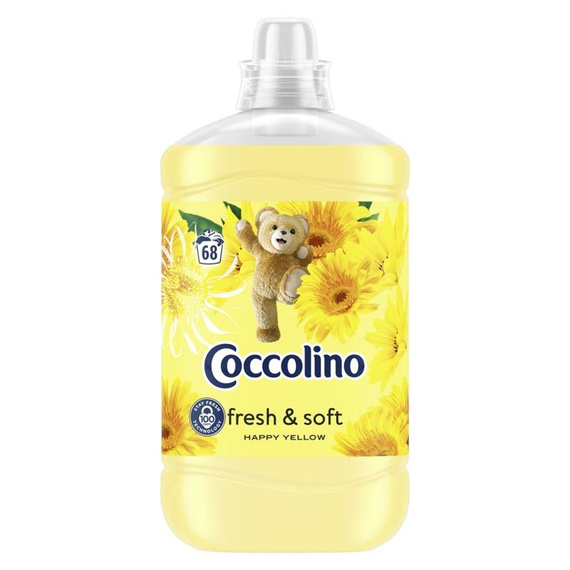 Coccolino Happy Yellow Fabric softener concentrate 1700 ml (68 washes)