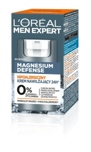 L'Oréal Paris Men Expert Magnesium Defense Hipoalergiczny krem nawilżający 50 ml