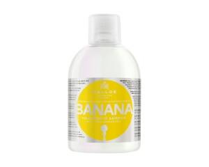 Kallos Szampon Banana regeneracja i nawilżenie 1000 ml