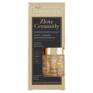 Bielenda Złote Ceramides Tief revitalisierendes Anti-Falten-Serum, Ampulle 15 ml