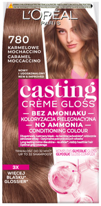 L'Oreal Paris Casting Creme Gloss Farba do włosów 780 Karmelowe Machaccino