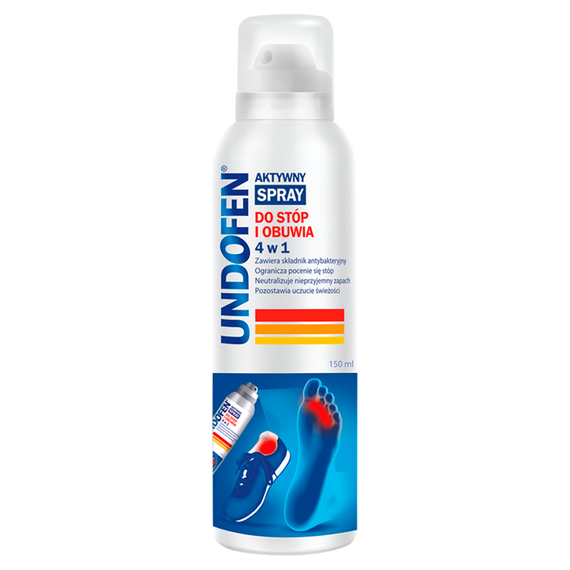 Undofen Active Spray für Füße und Schuhe 4 in 1 150 ml