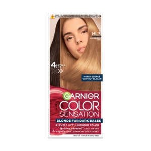 Garnier Color Sensation Crème – Aufhellende Haarfarbe HL3 Honigblond
