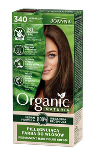 Joanna Naturia Organic Pielęgnująca farba do włosów herbaciany 340