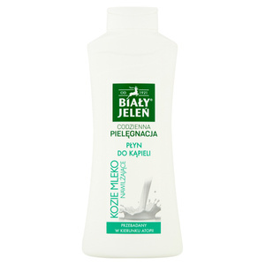 Biały Jeleń Płyn do kąpieli i pod prysznic kozie mleko nawilżające 750 ml