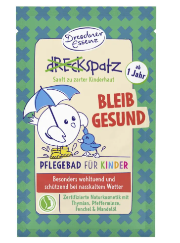 Dresdner Essenz Katar Przeziębienie Sól Do Kąpieli dla dzieci+1