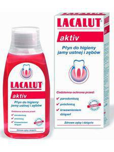 Lacalut Aktiv Płyn do higieny jamy ustnej i zębów 300 ml