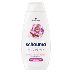 Schauma Rose Oil 2in1 Shampoo and Conditioner for Tangled and Dull Hair 400 ml