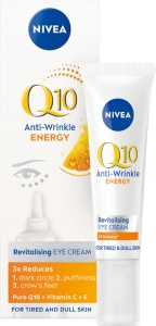Nivea Q10 Energy Przeciwzmarszczkowy krem pod oczy 15 ml