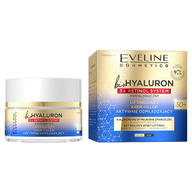 BioHyaluron 3 x Retinol Lifting-Cremefüller zur aktiven Verjüngung ab 50 Jahren