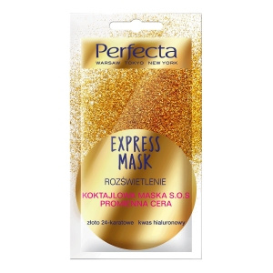 PERFECTA EXPRESS MASK KOKTAJLOWA MASKA S.O.S ROZŚWIETLAJĄCA 8ML