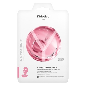 L'biotica Lifting Zone Y Straffende Gesichtsmaske, lindert Rötungen, 1 Stk