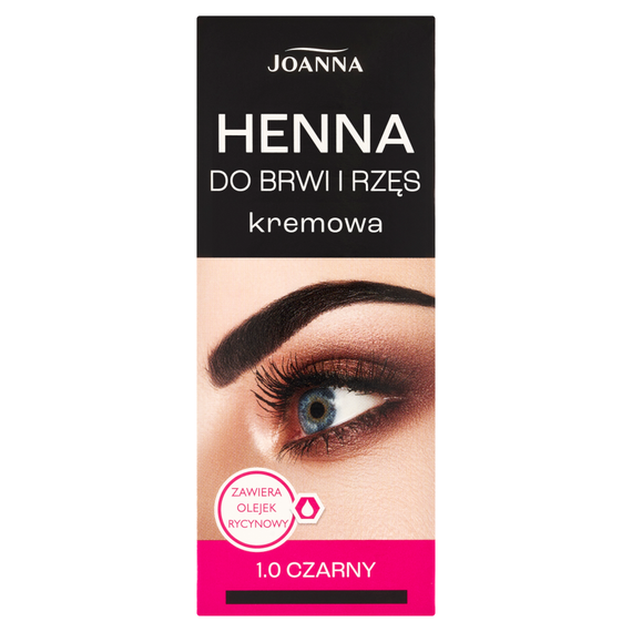 Joanna Henna für Augenbrauen und Wimpern Creme 1,0 schwarz