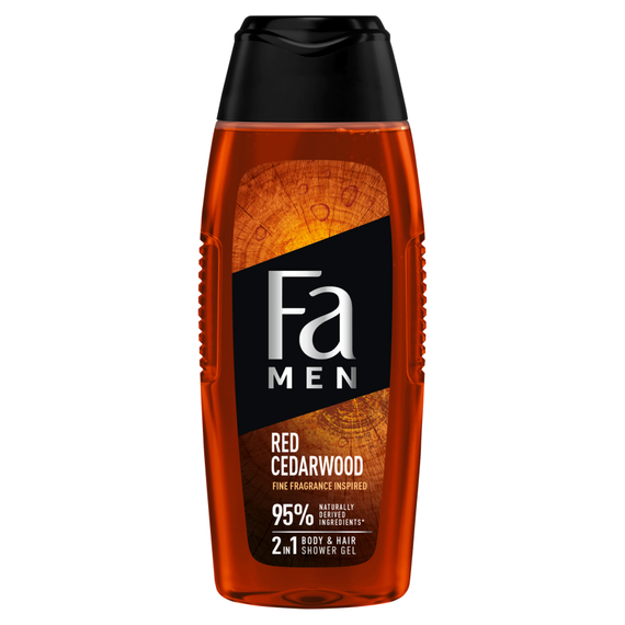 Fa Men Red Cedarwood Shower Gel with a 2in1 formula with the scent of red cedar wood notes 400 ml