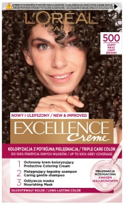 L'Oréal Paris Excellence Creme Hair Dye 500 Light Brown