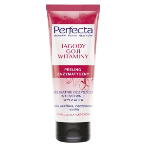 Perfecta jagody Goji i witaminy Peeling enzymatyczny do twarzy 75 ml