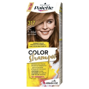 Palette Color Shampoo Haarfärbeshampoo 317 (7-554) Haselblond