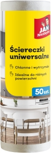 Jan Niezbędny Ściereczki uniwersalne 50 sztuk