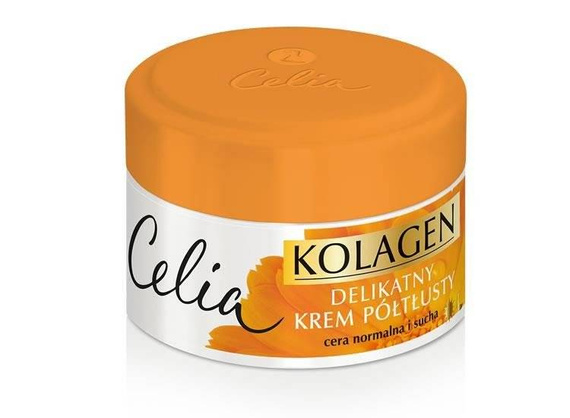 CELIA KOLAGEN DELIKATNY KREM PÓŁTŁUSTY Z NAGIETKIEM 50 ml