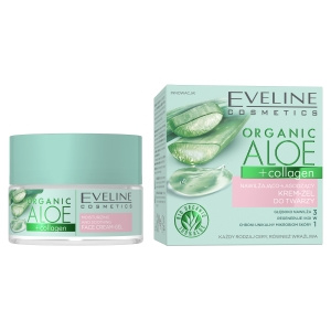Bio-Aloe + Kollagen Feuchtigkeitsspendendes und beruhigendes Gesichtscreme-Gel
